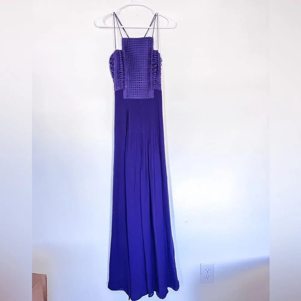 Sachin and Babi Women's Purple Long Evening Dress‎ Small